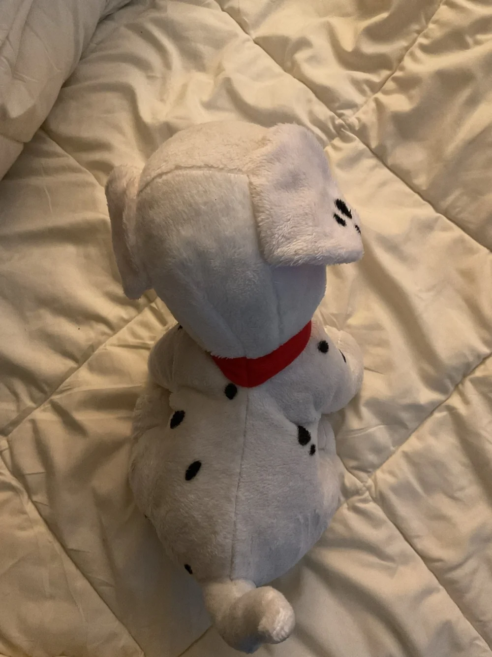 Authentic Disney White Plush Dalmatian Stuffed Animal